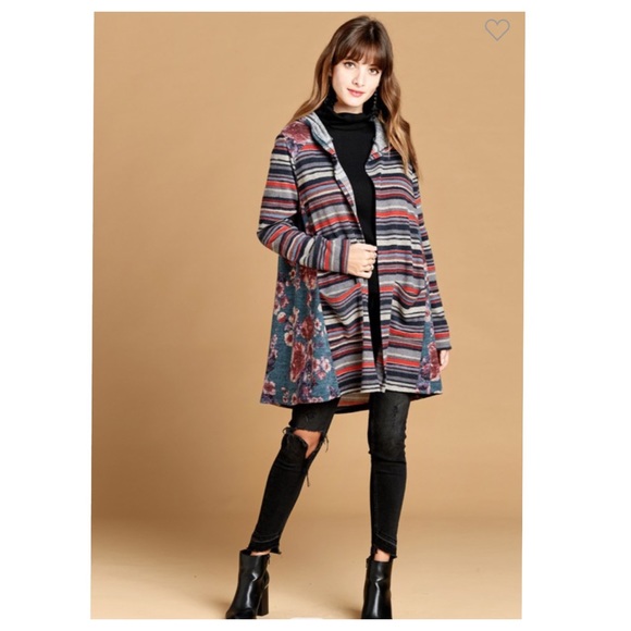 ❤️brushed hacci hooded cardigan - Picture 3 of 8